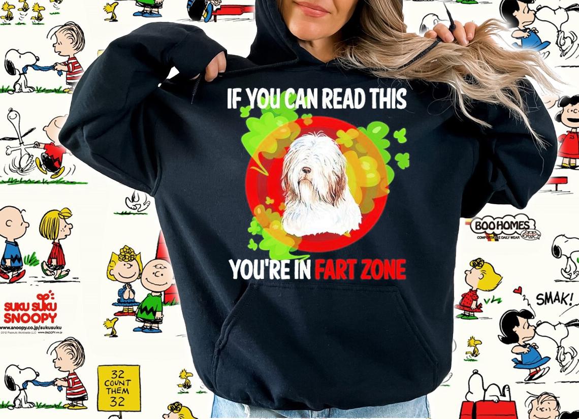 If you can read this you're fart zone shirt t-shirt