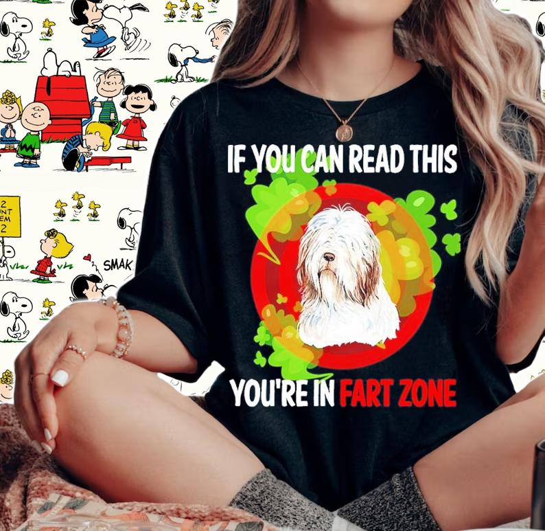 If you can read this you're fart zone shirt t-shirt