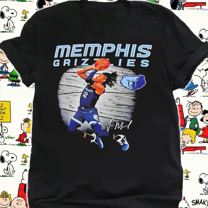Ja Morant Memphis Grizzlies Signature T-Shirt t-shirt shirt