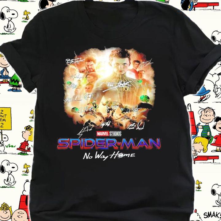 Marvel Studios Spider-Man No Way Home Signatures Shirt t-shirt shirt