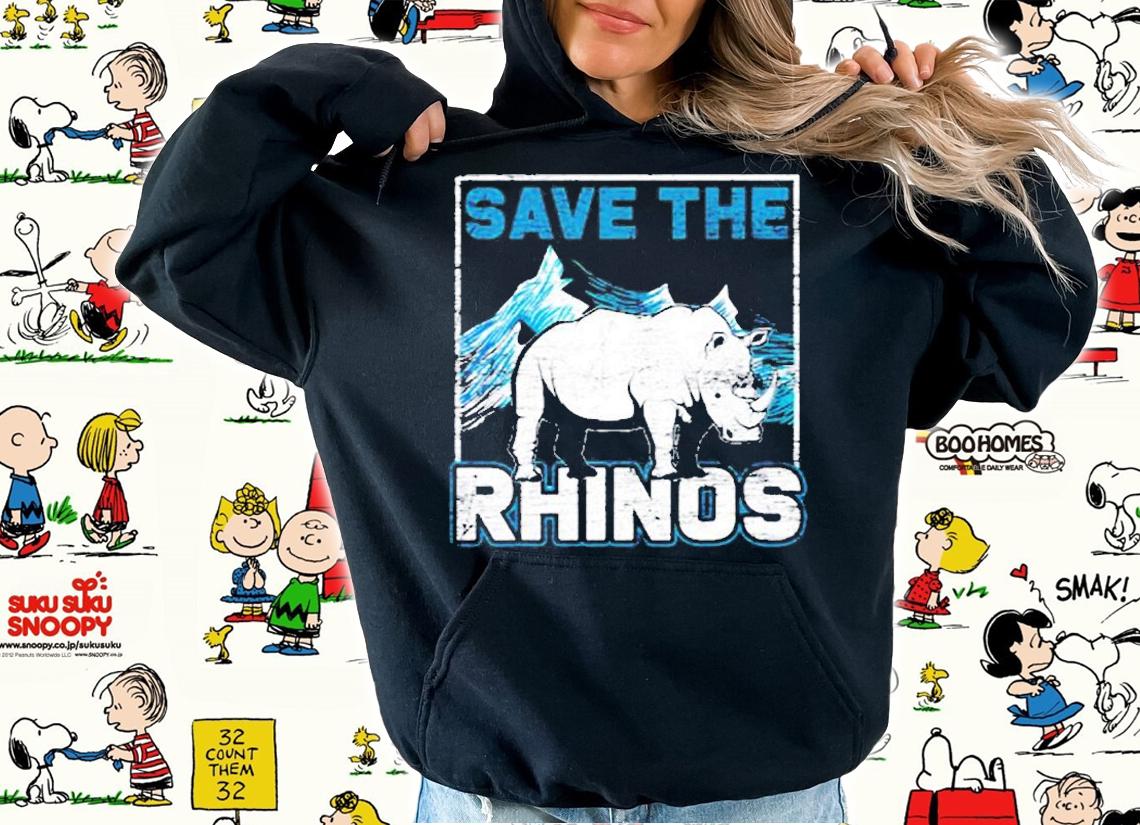 Save The Rhinos Animal Rights Ivory Animal Lover Rhino T-Shirt t-shirt hoodie