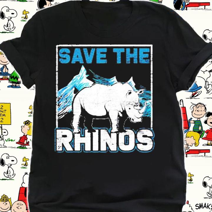 Save The Rhinos Animal Rights Ivory Animal Lover Rhino T-Shirt t-shirt shirt