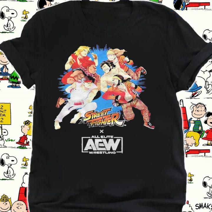 The Elite Street Fighter x AEW T-shirt t-shirt shirt