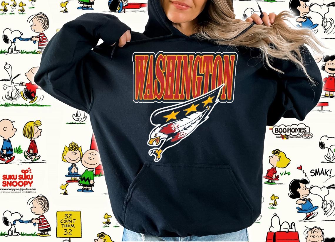 Washington Capitals X Redskins Vintage NHL X NFL T-Shirt t-shirt
