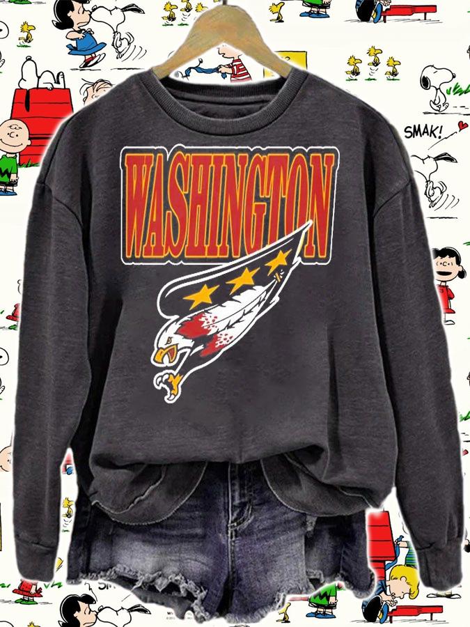 Washington Capitals X Redskins Vintage NHL X NFL T-Shirt t-shirt