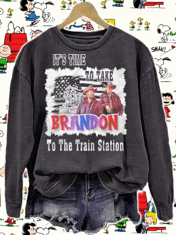 It's time to make Brandon to the train station T-shirt t-shirt