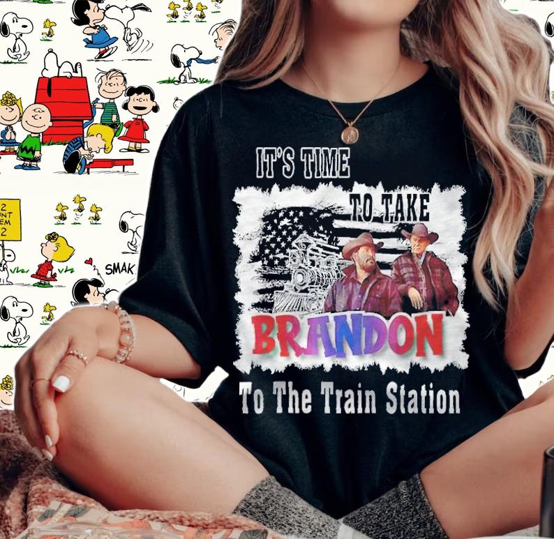 It's time to make Brandon to the train station T-shirt t-shirt