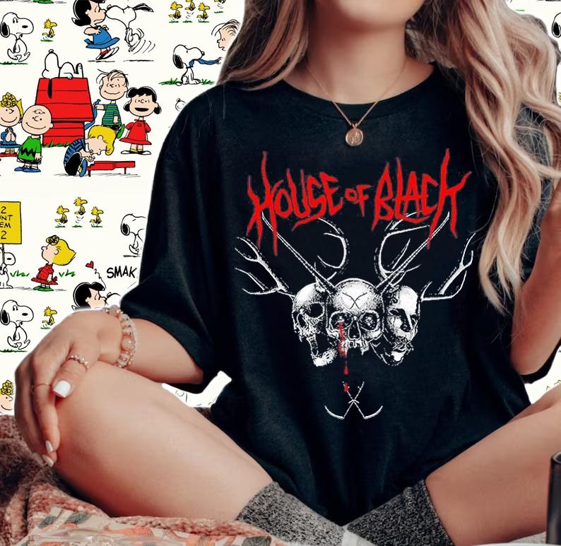 House Of Black 3 Phases Of Death T-Shirt t-shirt woman shirt