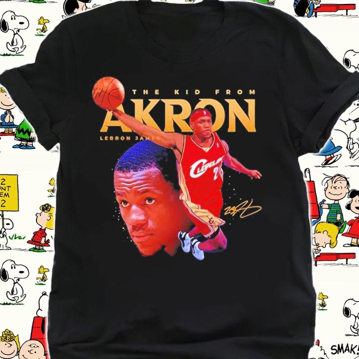 Lebron James Cleveland Cavaliers Basketball Signatures Shirt t-shirt shirt