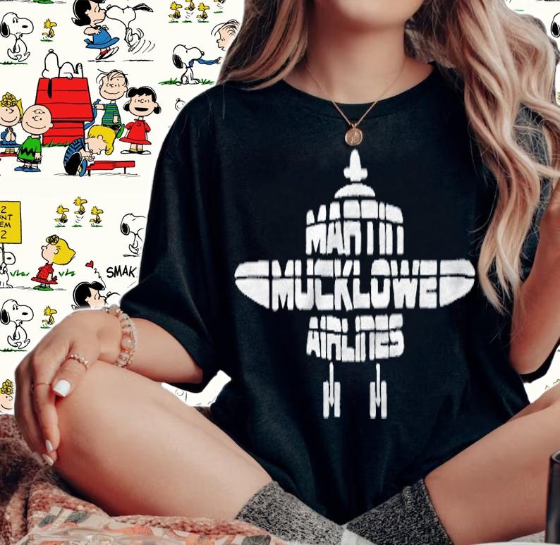 Martin Mucklowe Airlines T-shirt t-shirt woman shirt