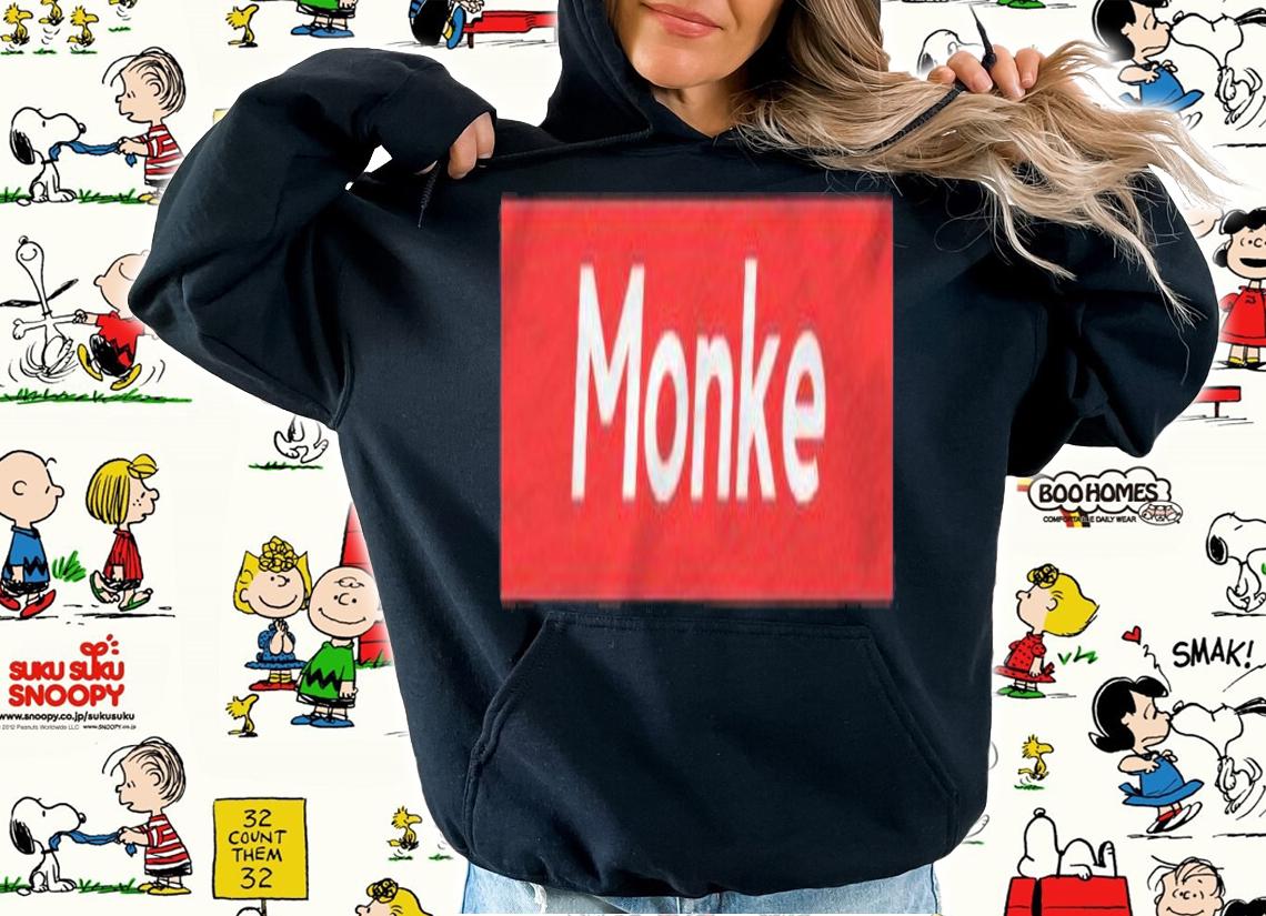 Monke Funny Viral Meme Premium T-shirt t-shirt