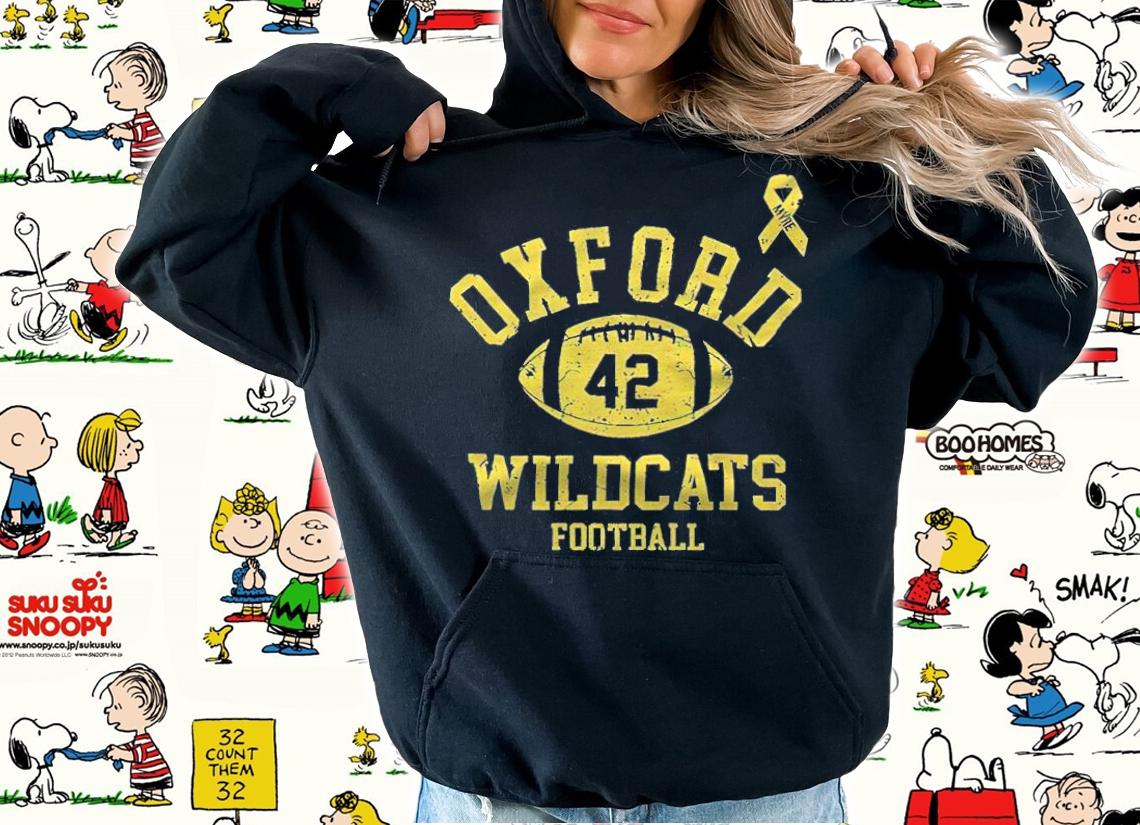 Oxford 42 Wildcats football T-shirt t-shirt hoodie