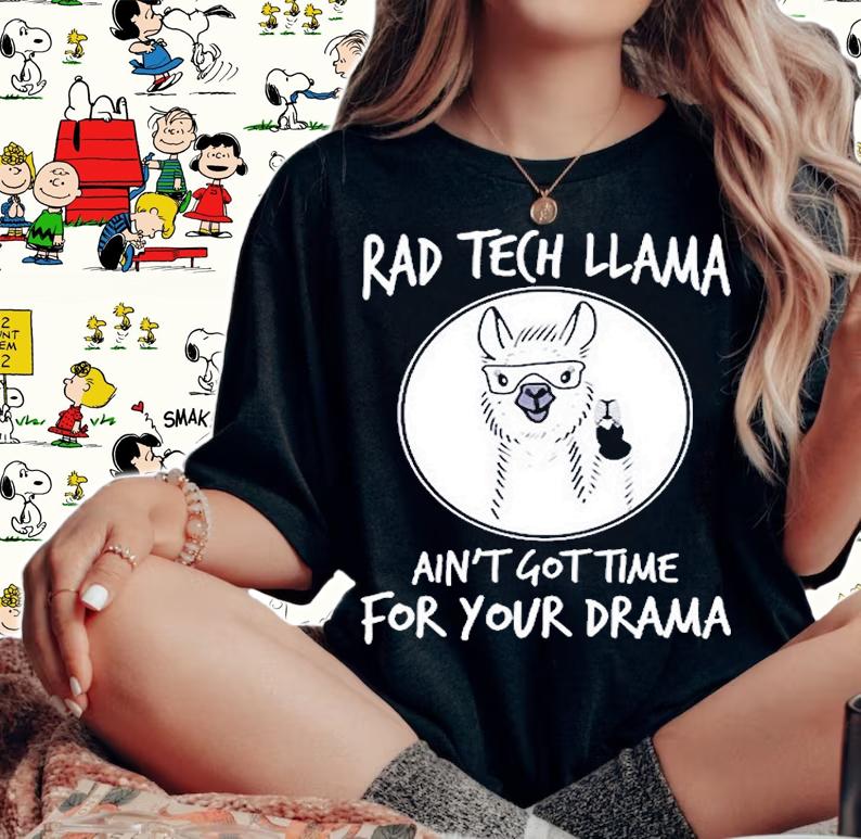 Red Tech Llama Aint Got The For You Drama T-Shirt t-shirt