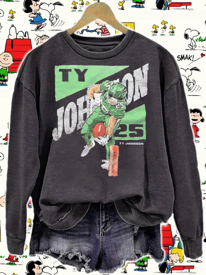 Ty Johnson Pylon TD New York Football Shirt t-shirt sweatshirt