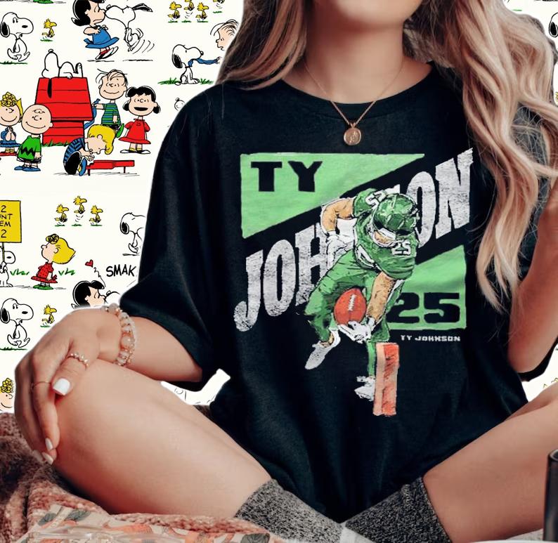 Ty Johnson Pylon TD New York Football Shirt t-shirt woman shirt