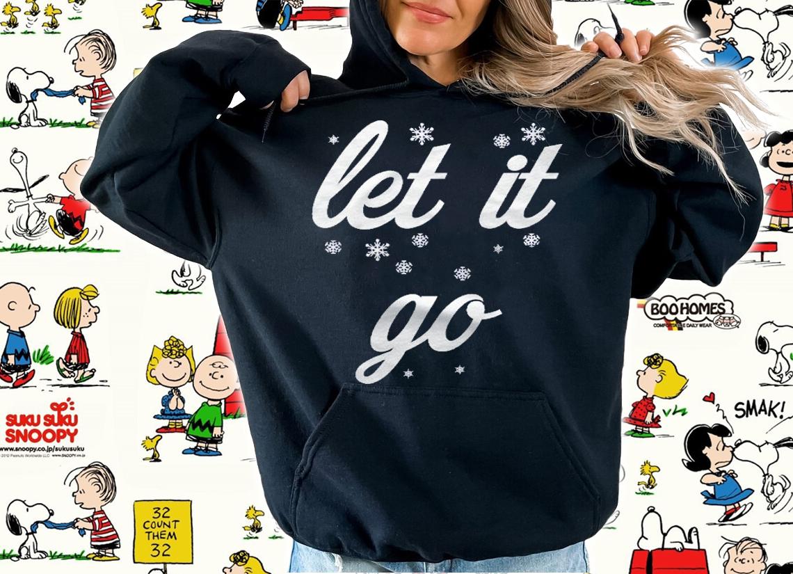 Let It Go With Frozen Snowflakes Shirt t-shirt hoodie