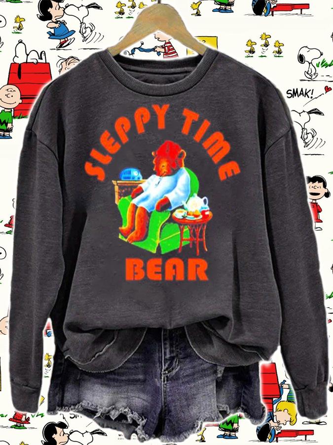 Sleepy Time Bear Tea Shirt t-shirt sweatshirt