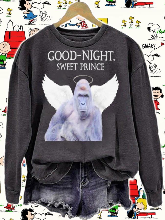 Good Night Sweet Prince Harambe T-Shirt t-shirt