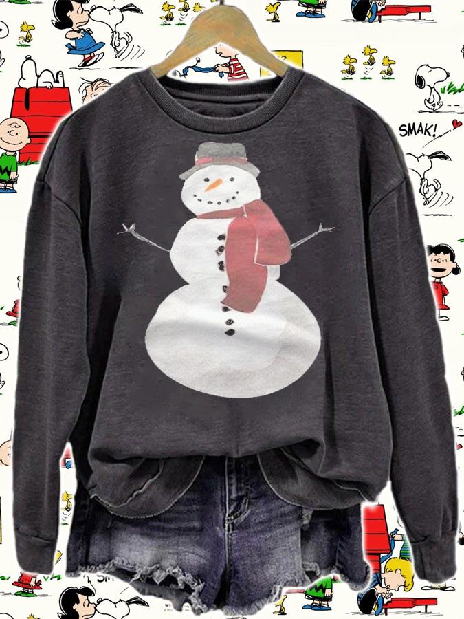 Snowman funny Xmas T-shirt t-shirt sweatshirt