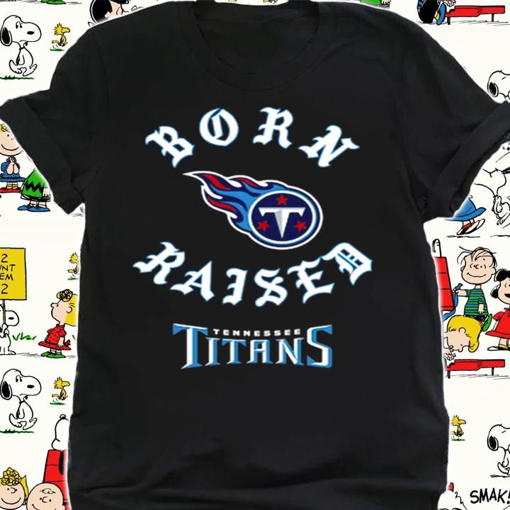 Tennessee Titans Logo Born Raised t-shirt