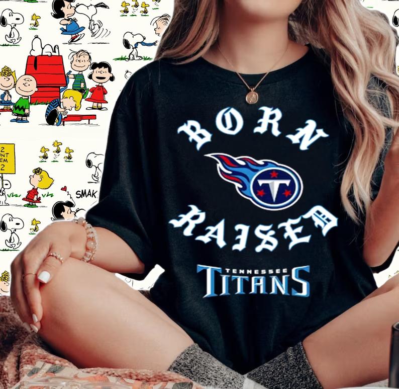 Tennessee Titans Logo Born Raised t-shirt