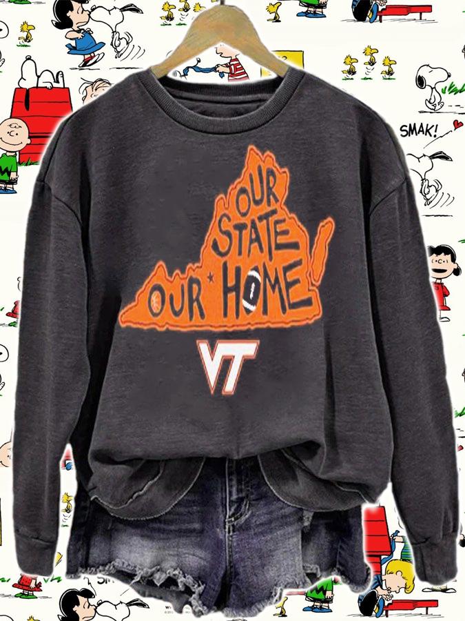 Virginia Tech Our State Our Home T-Shirt t-shirt sweatshirt