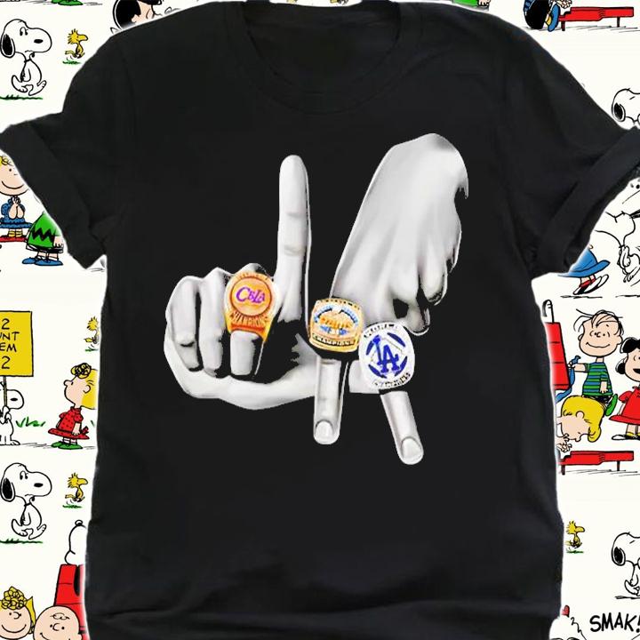 Cant Beat LA And Rings Hands T-Shirt shirt