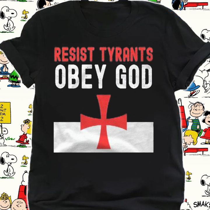 Christian Conservative Anti Biden Resist Tyrants Obey God shirt shirt