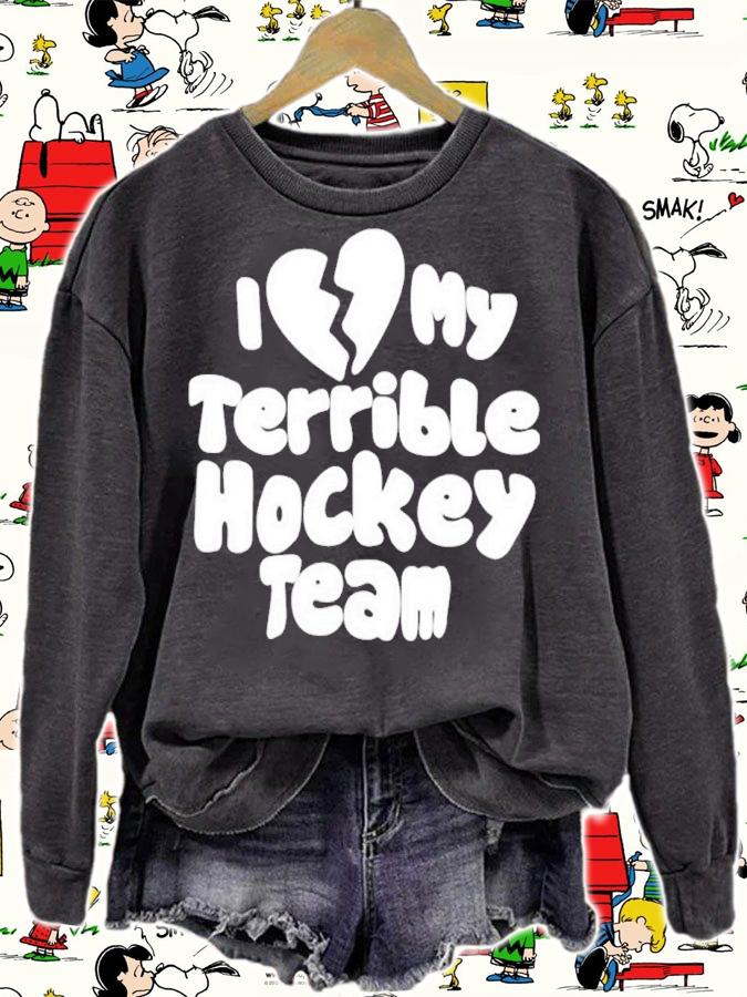 Dave I Love My Terrible Hockey Team Shirt sweatshirt