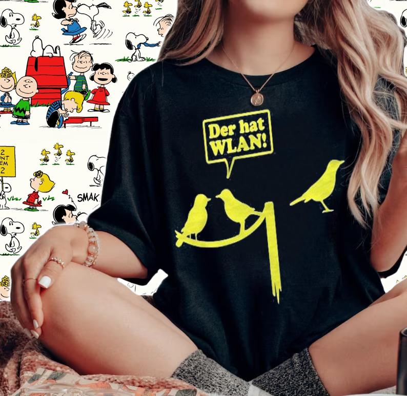 Der Hat Wlan Bird Lover T-shirt