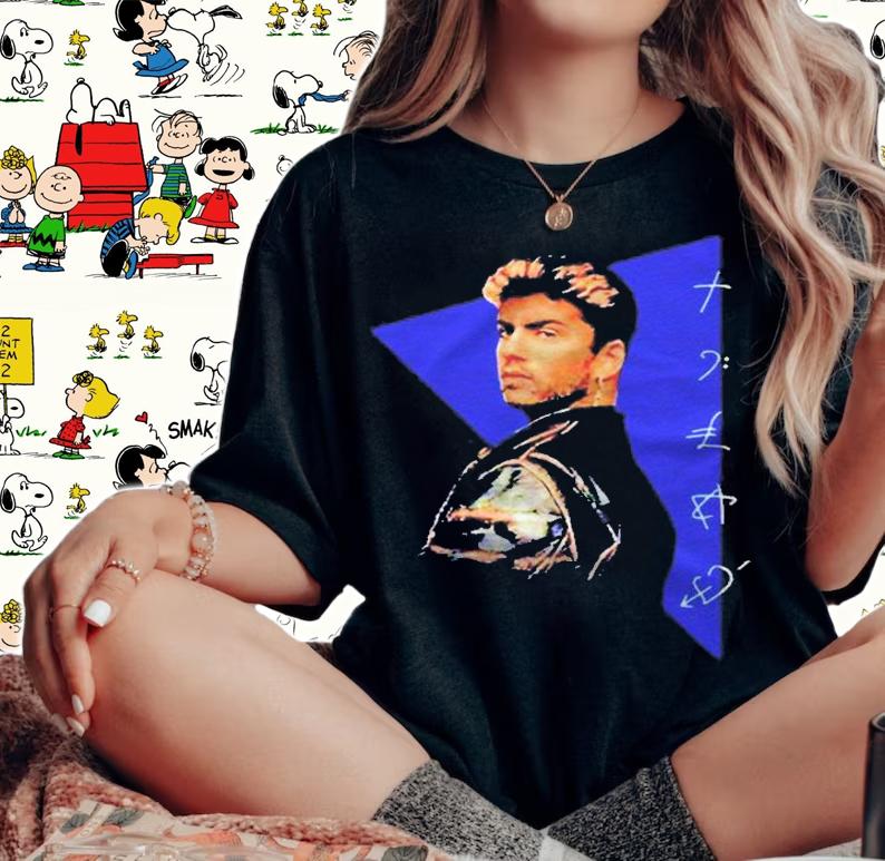 George Michael Portrait Music Gift Shirt woman shirt