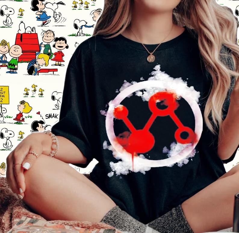 Marvel Avengers Endgame Ant-Man Spray Paint Logo T-Shirt woman shirt