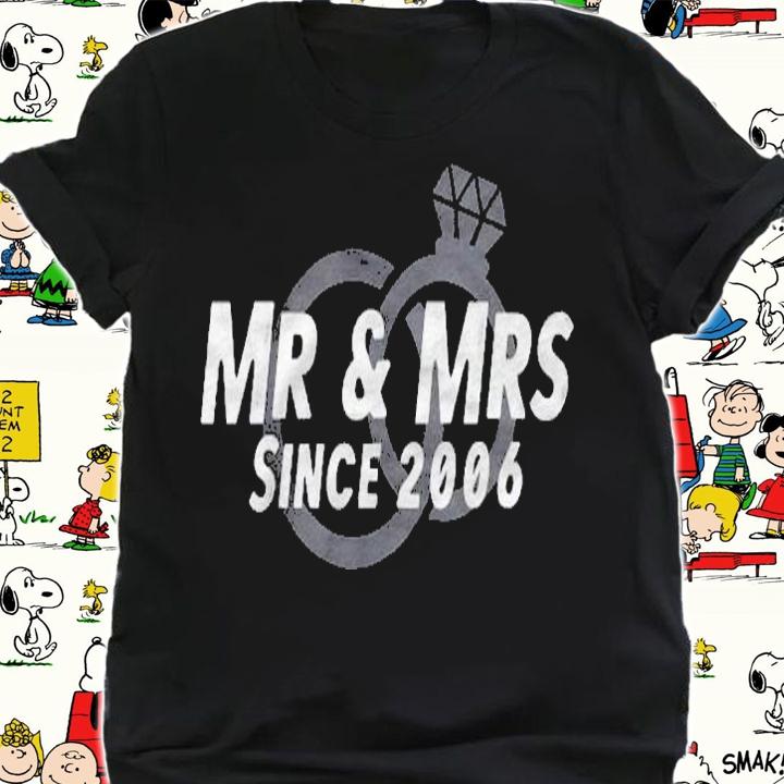 Mr & Mrs Since 2006 15Th Wedding Anniversary Matching Gift Shirt shirt