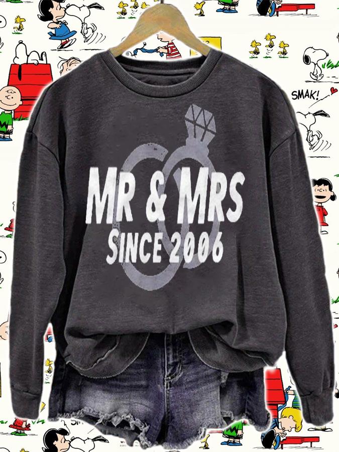 Mr & Mrs Since 2006 15Th Wedding Anniversary Matching Gift Shirt sweatshirt