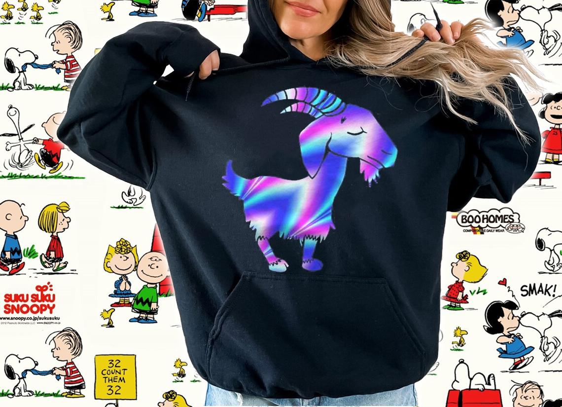 Pet Goat Vintage 1990S Vaporwave Tie-Dye Goat Fan & Lover Shirt hoodie