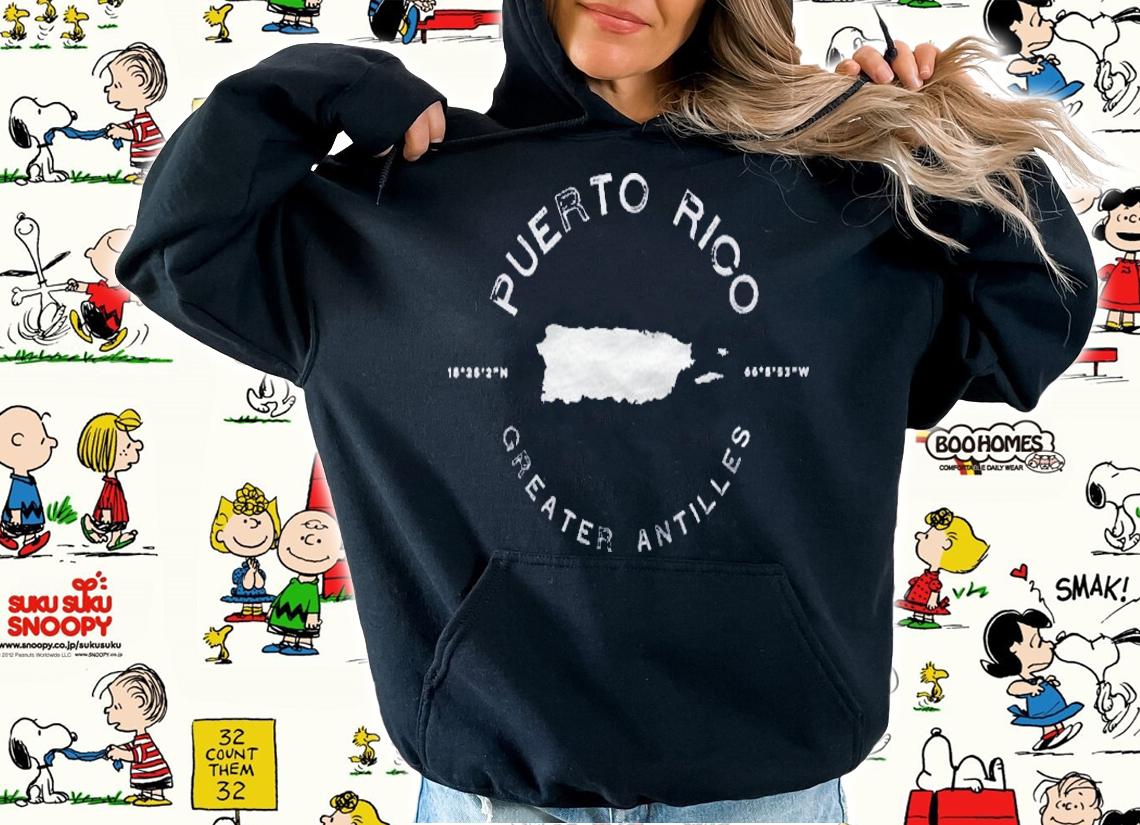 Puerto Rico Graphic Vintage Retro Shirt hoodie