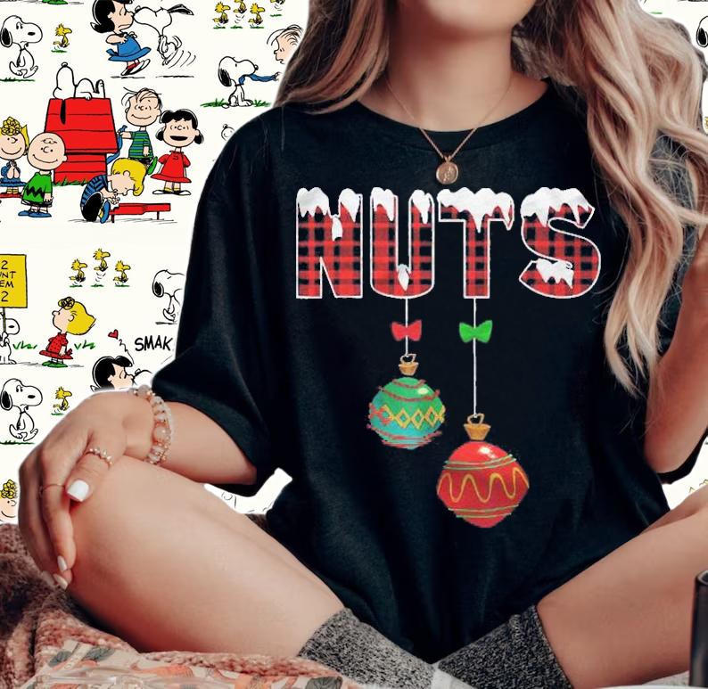 Chest Nuts Funny Matching Chestnuts Christmas Couples Nuts Shirt woman shirt