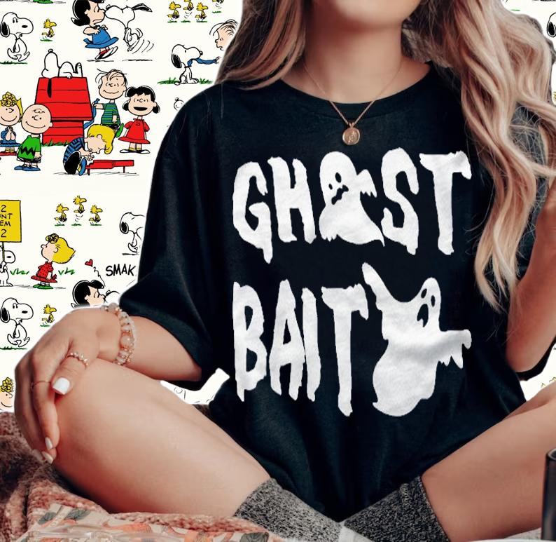 Funny Ghost Bait Paranormal Investigator Ghost Lover Shirt woman shirt