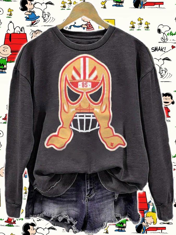 George Kittle lucha mask T-shirt sweatshirt