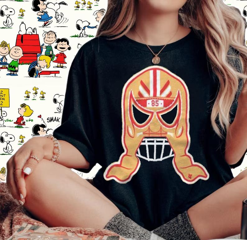 George Kittle lucha mask T-shirt woman shirt