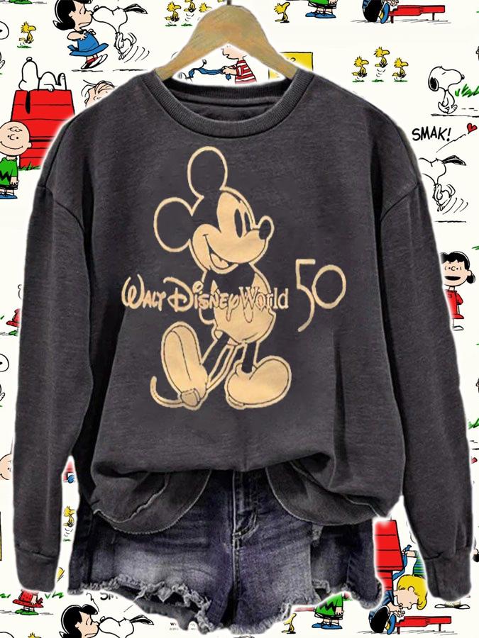 Mickey Mouse Walt Disney World 50th Anniversary T-shirt sweatshirt