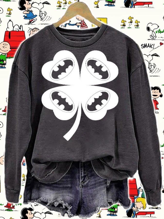 Shamrock Batman St Patricks Day T-Shirt sweatshirt