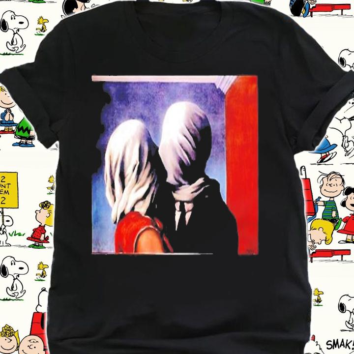 The Lovers Famous Painting By Magritte T-Shirt shirt