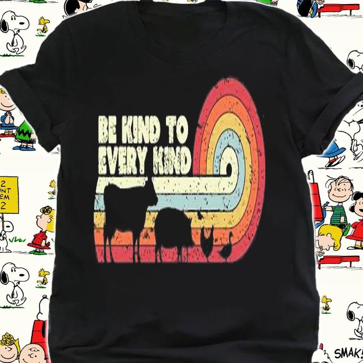Vegan Retro Be Kind To Every Kind T-Shirt