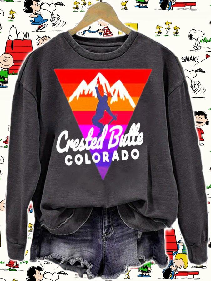 Crested Butte Ski Jump Disco Nights Crested Butte Colorado T-Shirt