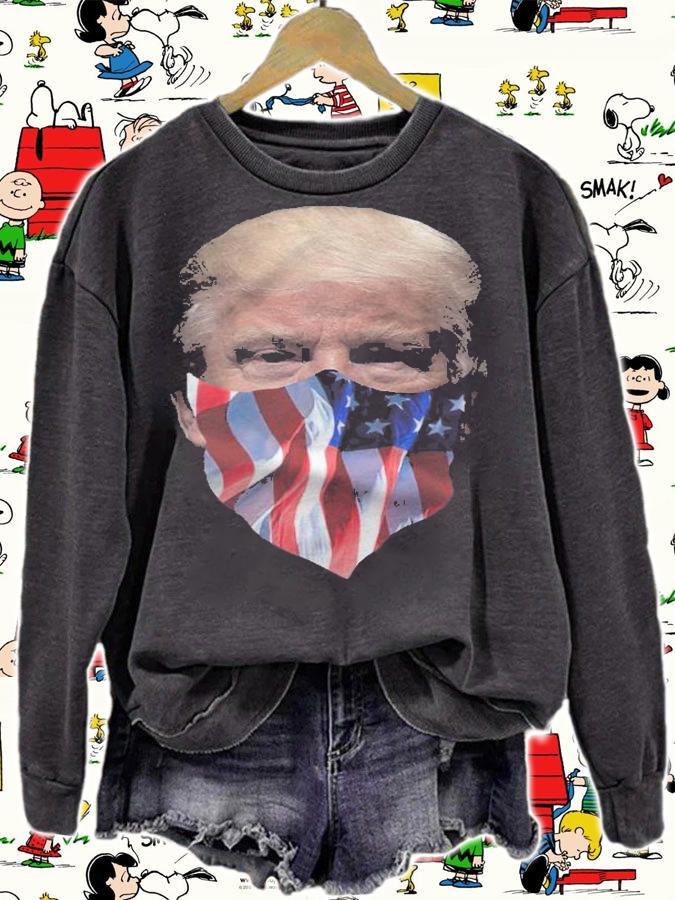 Gangster Donald Trump USA Flag T-Shirt