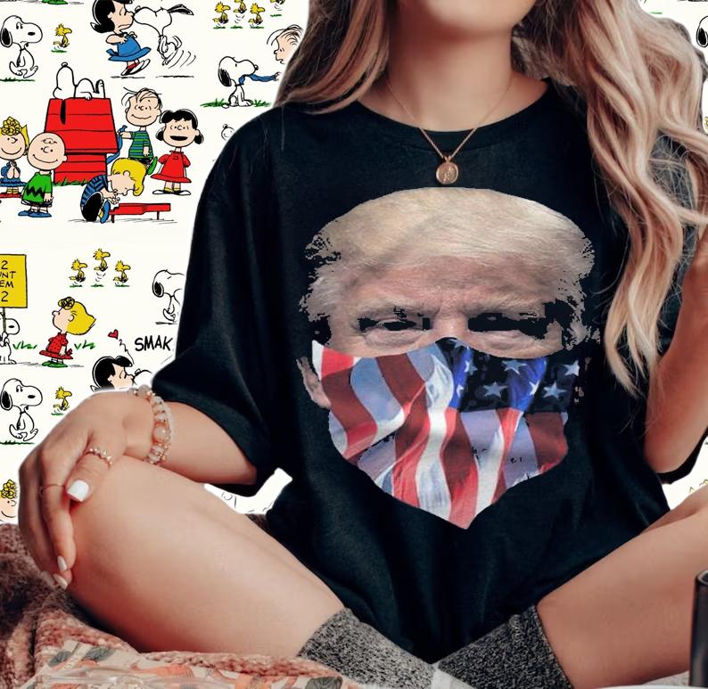 Gangster Donald Trump USA Flag T-Shirt