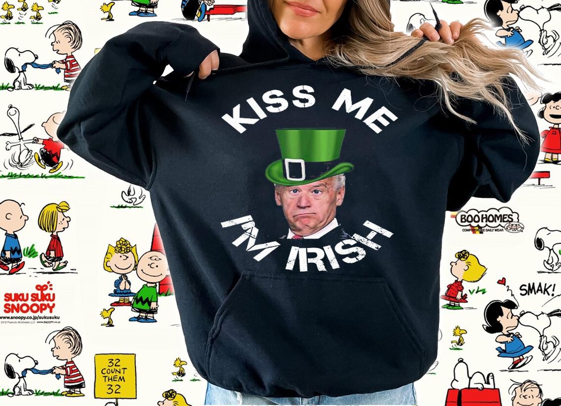Leprechaun Joe Biden Kiss Me I'm Pretending To Be T-Shirt