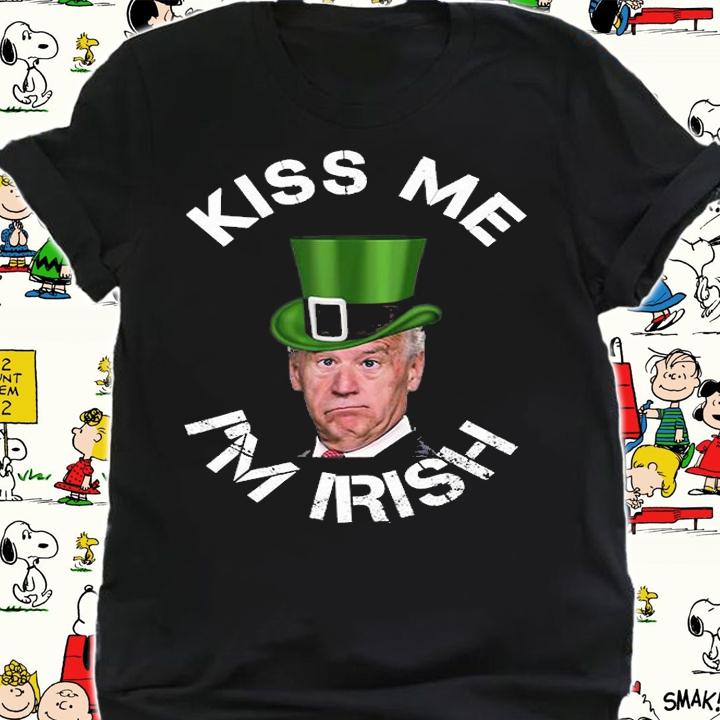 Leprechaun Joe Biden Kiss Me I'm Pretending To Be T-Shirt