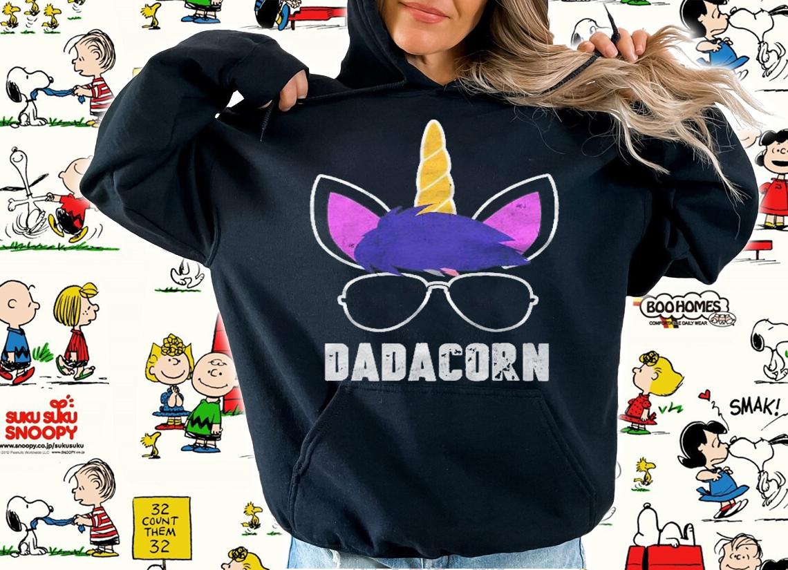 Mens Dadacorn Unicorn Dad Fathers Day Unicorn Daddy Shirt hoodie
